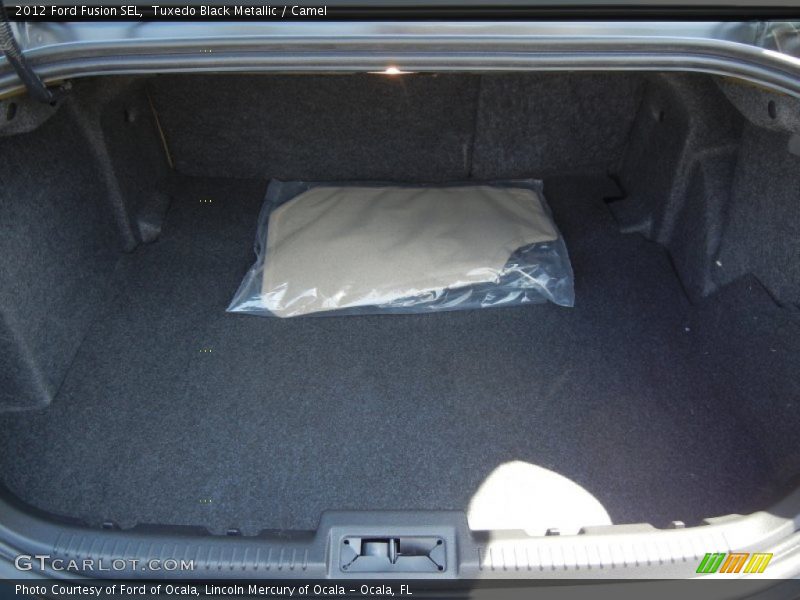 Tuxedo Black Metallic / Camel 2012 Ford Fusion SEL