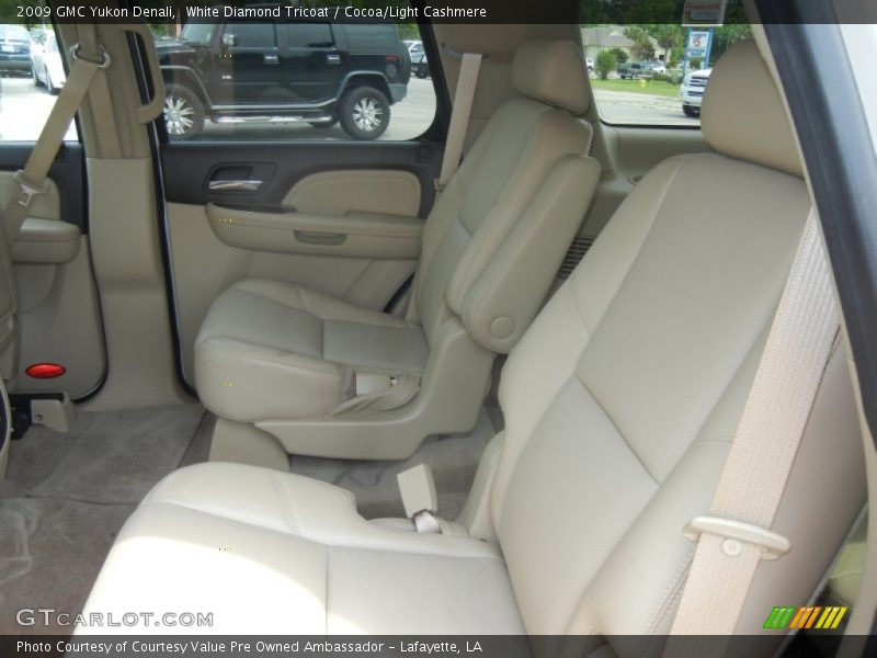 White Diamond Tricoat / Cocoa/Light Cashmere 2009 GMC Yukon Denali
