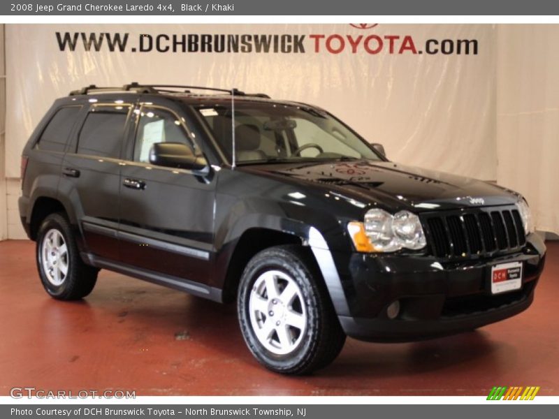 Black / Khaki 2008 Jeep Grand Cherokee Laredo 4x4