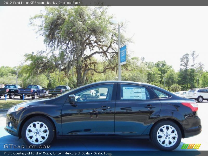 Black / Charcoal Black 2012 Ford Focus SE Sedan
