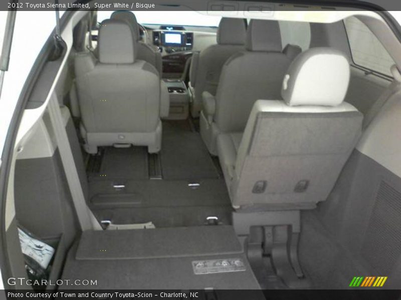 Super White / Bisque 2012 Toyota Sienna Limited