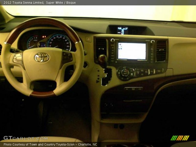Super White / Bisque 2012 Toyota Sienna Limited