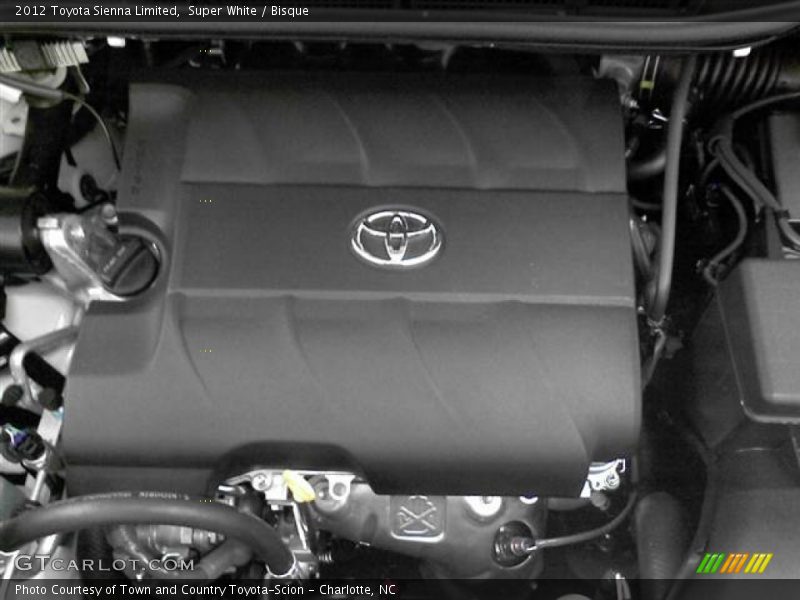 Super White / Bisque 2012 Toyota Sienna Limited