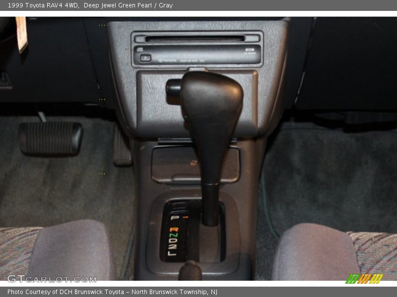 Deep Jewel Green Pearl / Gray 1999 Toyota RAV4 4WD