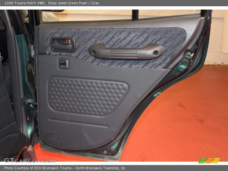 Deep Jewel Green Pearl / Gray 1999 Toyota RAV4 4WD