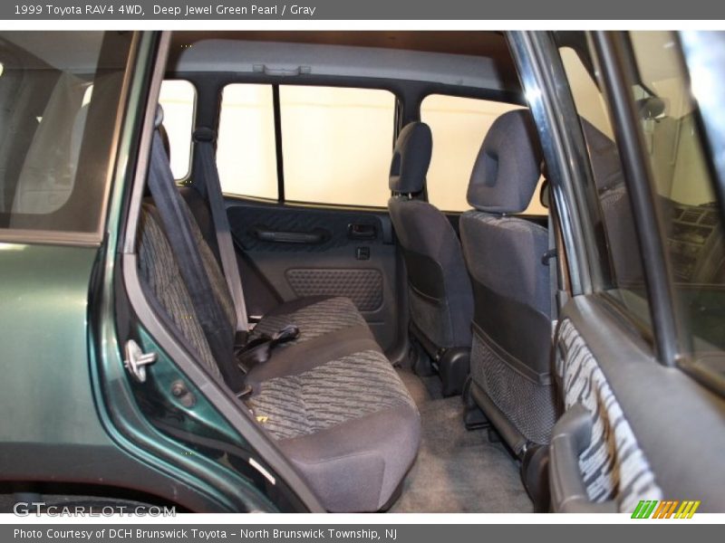 Deep Jewel Green Pearl / Gray 1999 Toyota RAV4 4WD