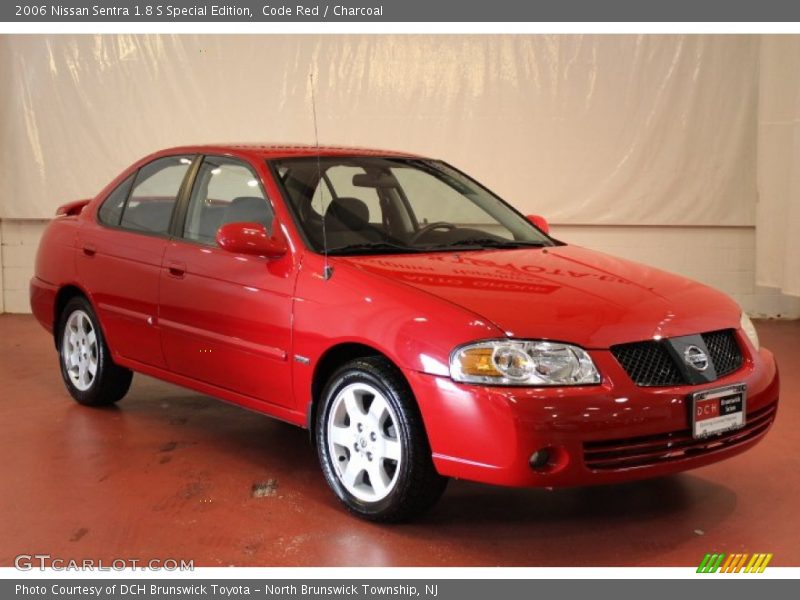 Code Red / Charcoal 2006 Nissan Sentra 1.8 S Special Edition