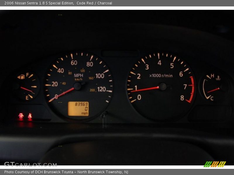 Code Red / Charcoal 2006 Nissan Sentra 1.8 S Special Edition