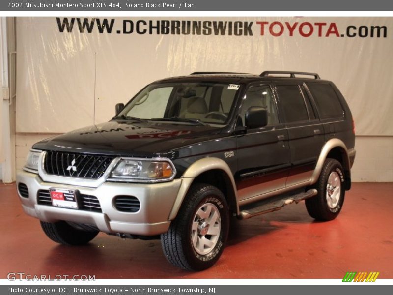 Solano Black Pearl / Tan 2002 Mitsubishi Montero Sport XLS 4x4