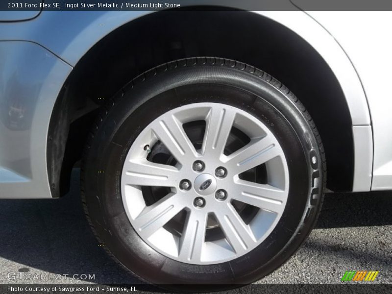 Ingot Silver Metallic / Medium Light Stone 2011 Ford Flex SE