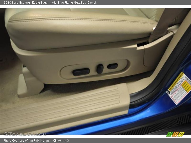 Blue Flame Metallic / Camel 2010 Ford Explorer Eddie Bauer 4x4