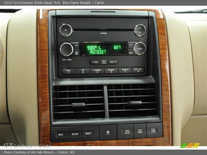 Blue Flame Metallic / Camel 2010 Ford Explorer Eddie Bauer 4x4