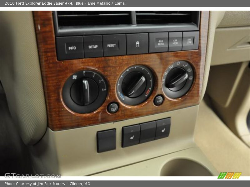 Blue Flame Metallic / Camel 2010 Ford Explorer Eddie Bauer 4x4