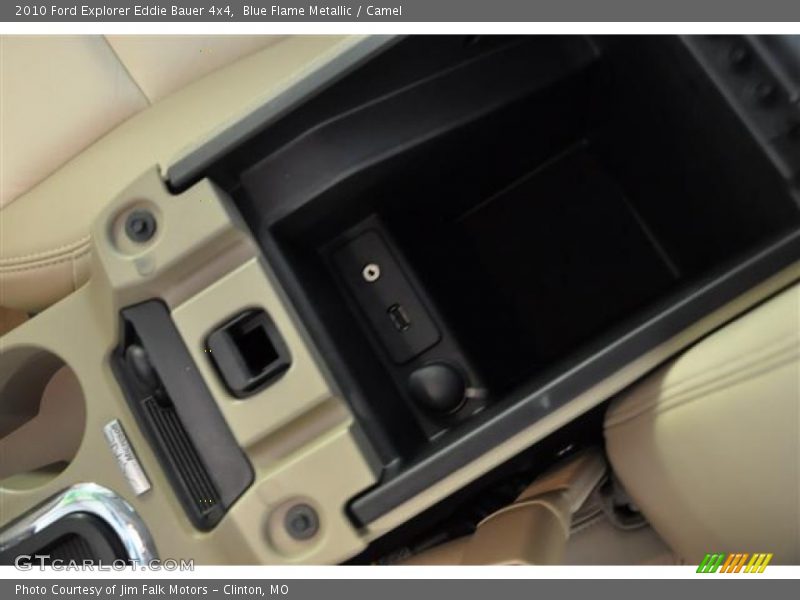 Blue Flame Metallic / Camel 2010 Ford Explorer Eddie Bauer 4x4