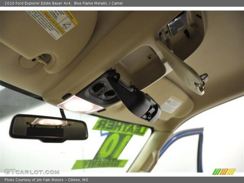Blue Flame Metallic / Camel 2010 Ford Explorer Eddie Bauer 4x4