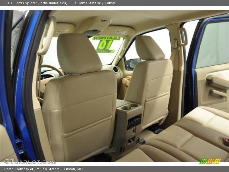 Blue Flame Metallic / Camel 2010 Ford Explorer Eddie Bauer 4x4
