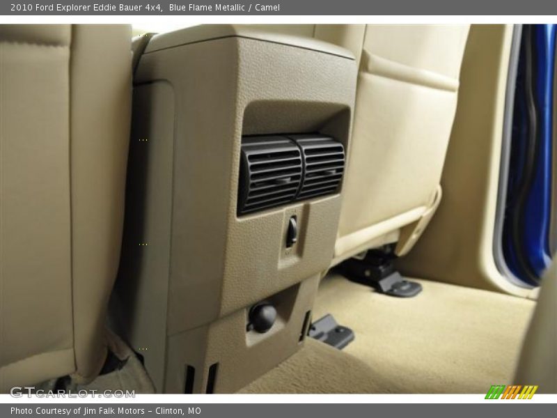 Blue Flame Metallic / Camel 2010 Ford Explorer Eddie Bauer 4x4