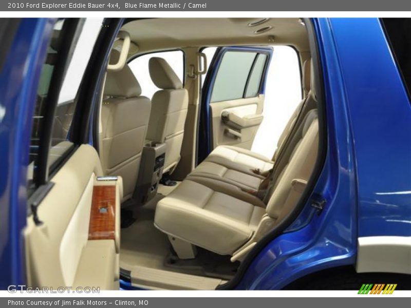Blue Flame Metallic / Camel 2010 Ford Explorer Eddie Bauer 4x4