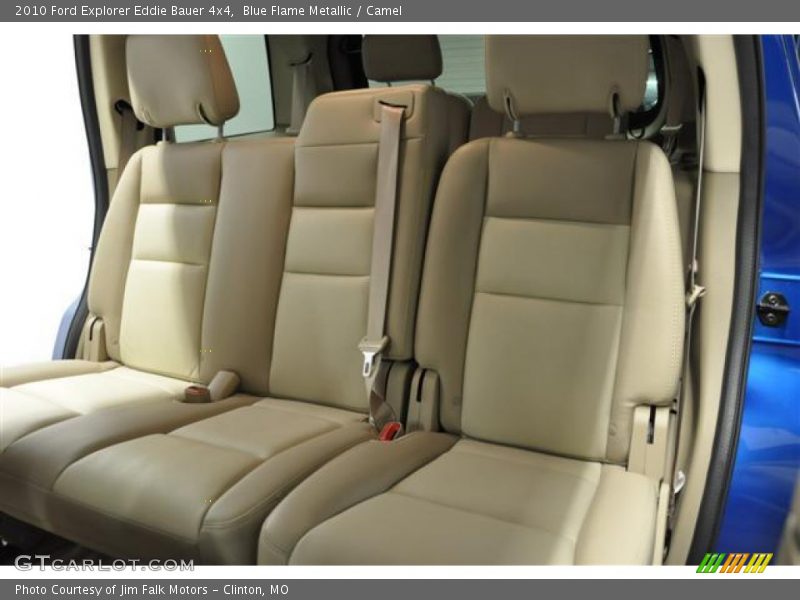Blue Flame Metallic / Camel 2010 Ford Explorer Eddie Bauer 4x4