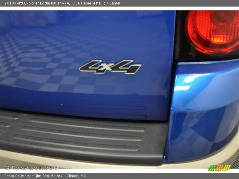 Blue Flame Metallic / Camel 2010 Ford Explorer Eddie Bauer 4x4