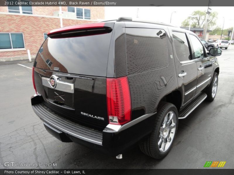 Black Raven / Ebony/Ebony 2012 Cadillac Escalade Hybrid 4WD