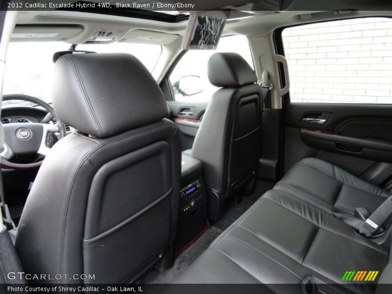 Black Raven / Ebony/Ebony 2012 Cadillac Escalade Hybrid 4WD