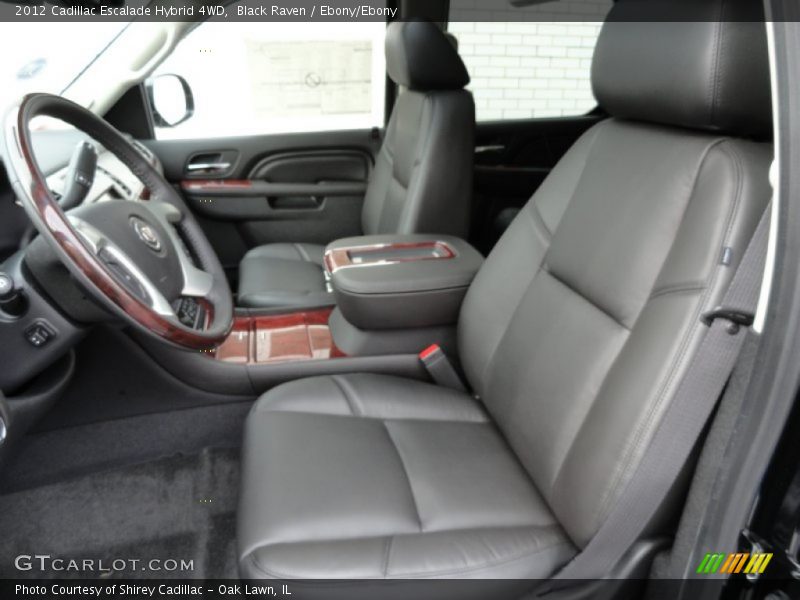 Black Raven / Ebony/Ebony 2012 Cadillac Escalade Hybrid 4WD
