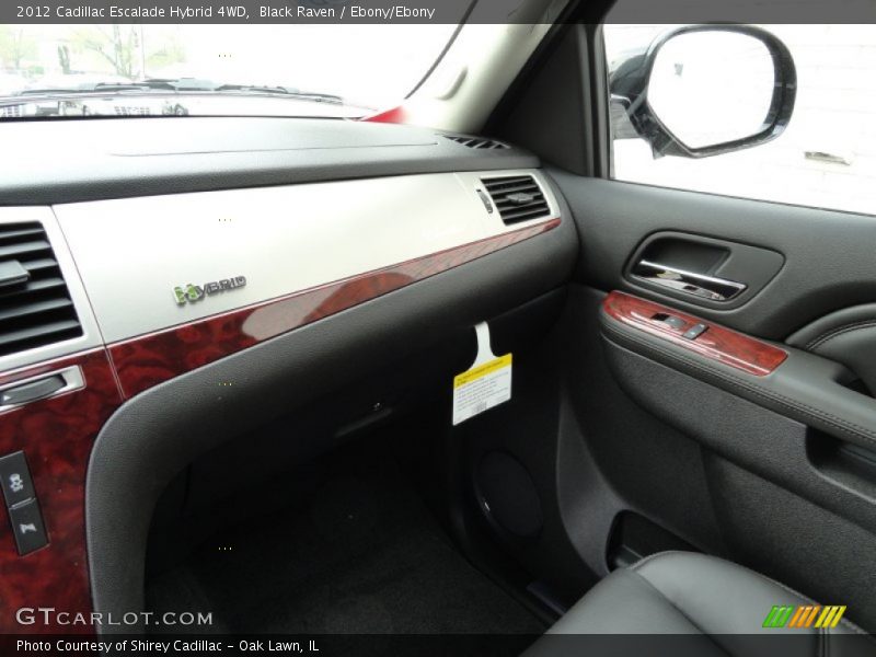 Black Raven / Ebony/Ebony 2012 Cadillac Escalade Hybrid 4WD