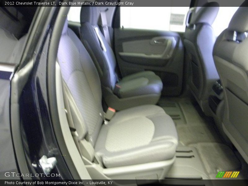 Dark Blue Metallic / Dark Gray/Light Gray 2012 Chevrolet Traverse LT