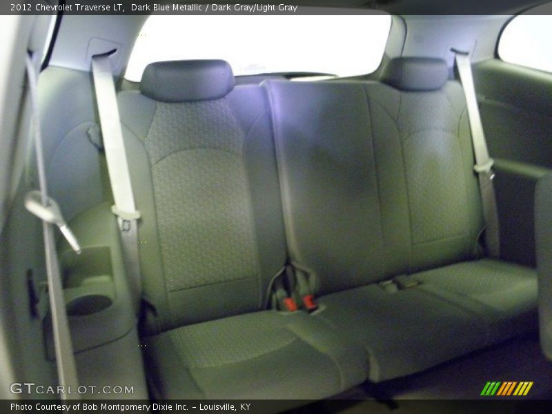 Dark Blue Metallic / Dark Gray/Light Gray 2012 Chevrolet Traverse LT
