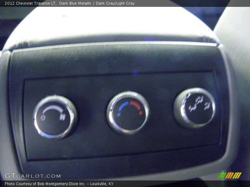 Dark Blue Metallic / Dark Gray/Light Gray 2012 Chevrolet Traverse LT
