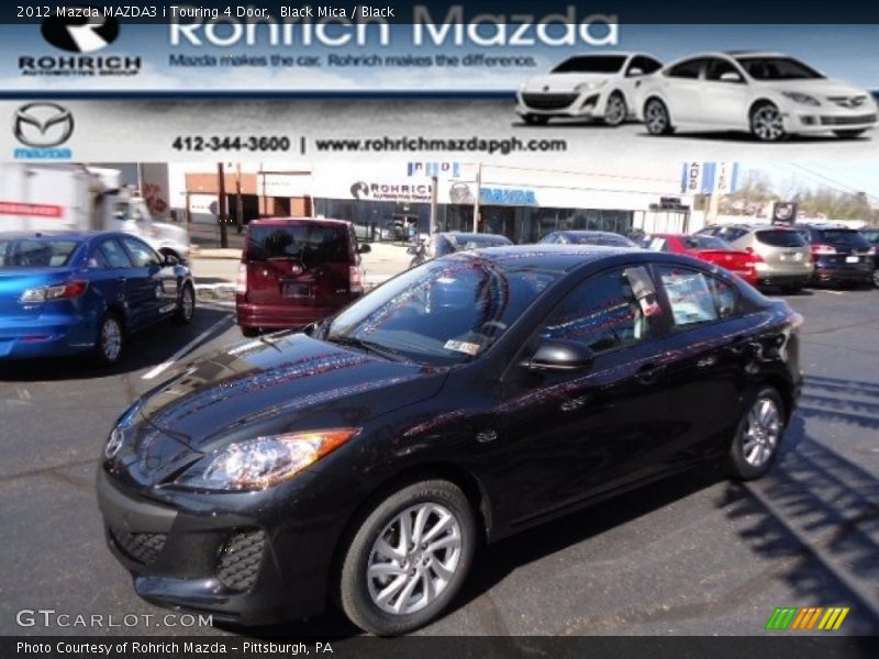 Black Mica / Black 2012 Mazda MAZDA3 i Touring 4 Door