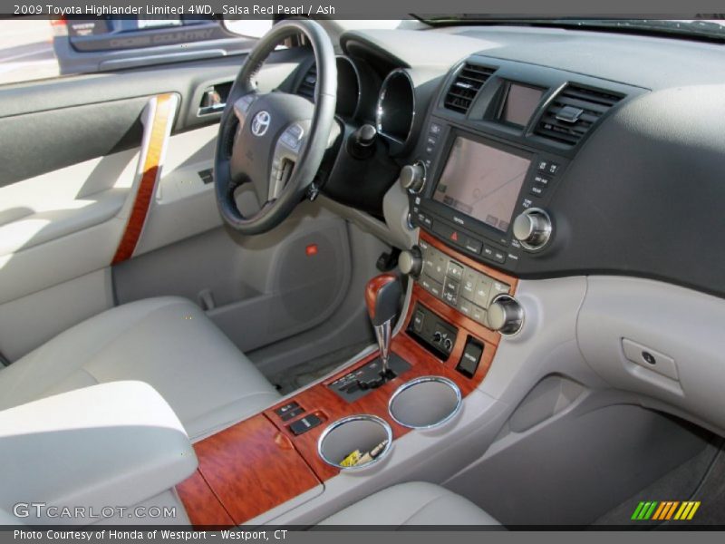 Salsa Red Pearl / Ash 2009 Toyota Highlander Limited 4WD