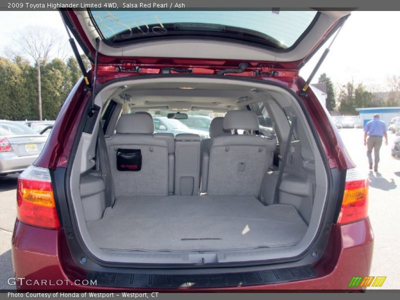 Salsa Red Pearl / Ash 2009 Toyota Highlander Limited 4WD