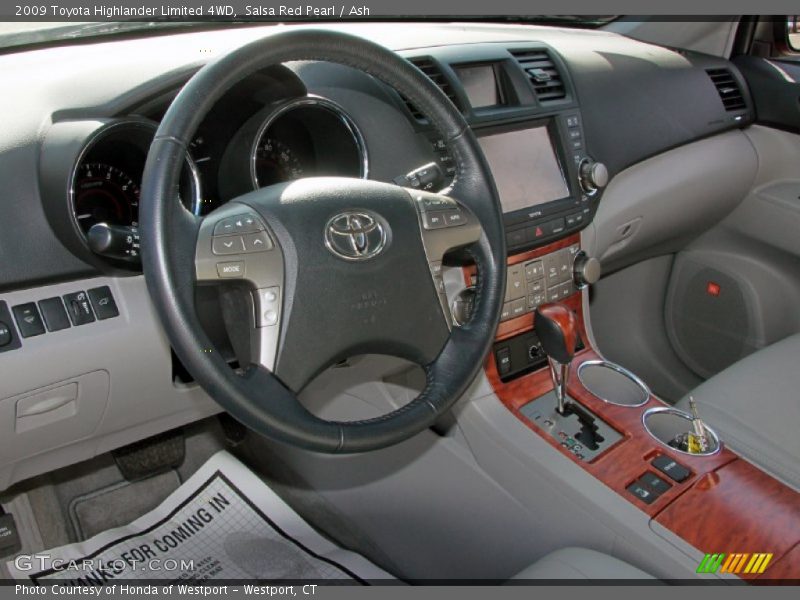 Salsa Red Pearl / Ash 2009 Toyota Highlander Limited 4WD