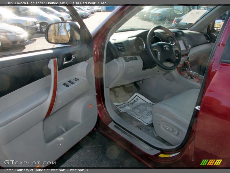 Salsa Red Pearl / Ash 2009 Toyota Highlander Limited 4WD