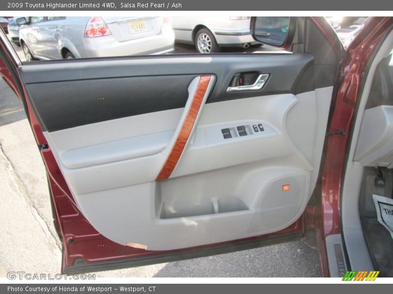 Salsa Red Pearl / Ash 2009 Toyota Highlander Limited 4WD