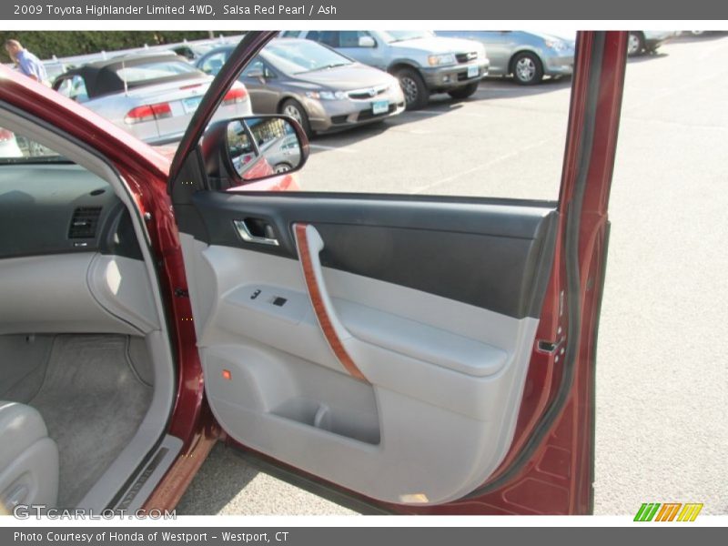 Salsa Red Pearl / Ash 2009 Toyota Highlander Limited 4WD