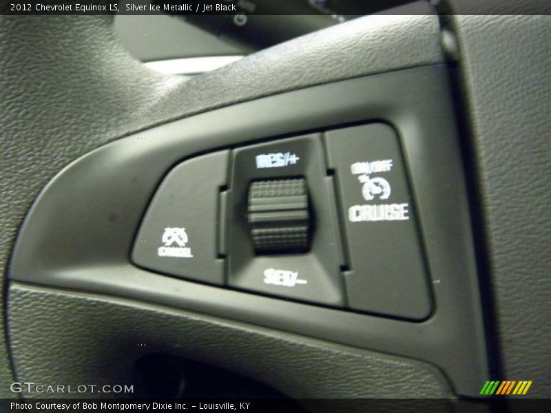 Silver Ice Metallic / Jet Black 2012 Chevrolet Equinox LS