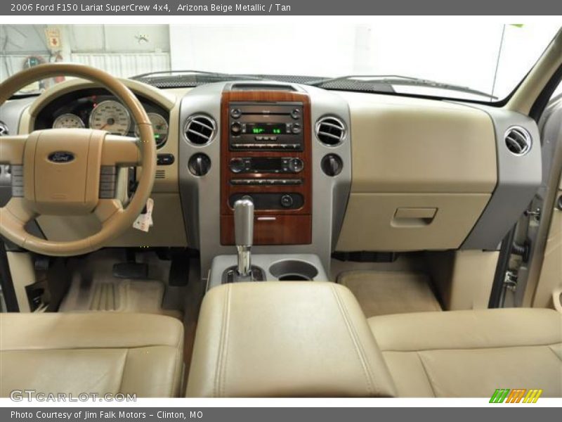 Arizona Beige Metallic / Tan 2006 Ford F150 Lariat SuperCrew 4x4