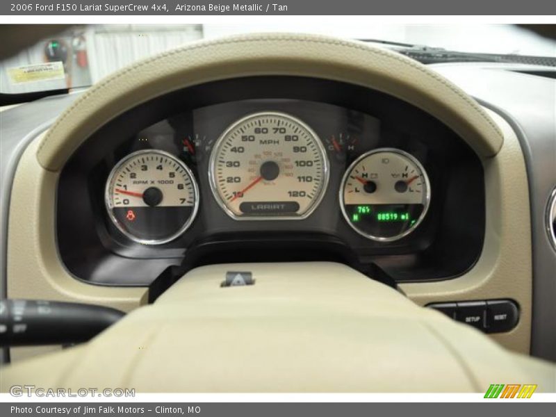 Arizona Beige Metallic / Tan 2006 Ford F150 Lariat SuperCrew 4x4