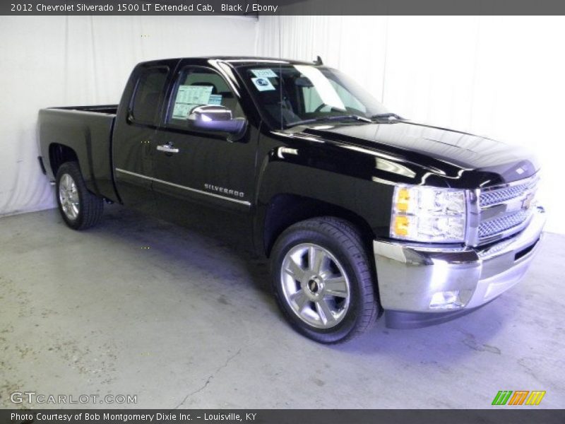 Black / Ebony 2012 Chevrolet Silverado 1500 LT Extended Cab