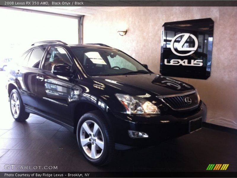 Black Onyx / Black 2008 Lexus RX 350 AWD