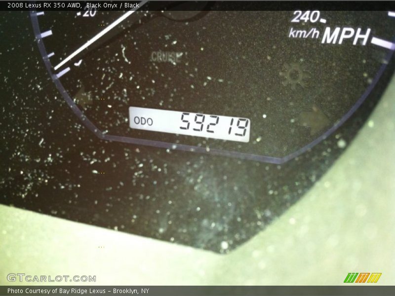 Black Onyx / Black 2008 Lexus RX 350 AWD