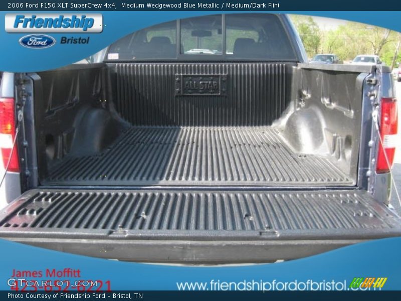 Medium Wedgewood Blue Metallic / Medium/Dark Flint 2006 Ford F150 XLT SuperCrew 4x4