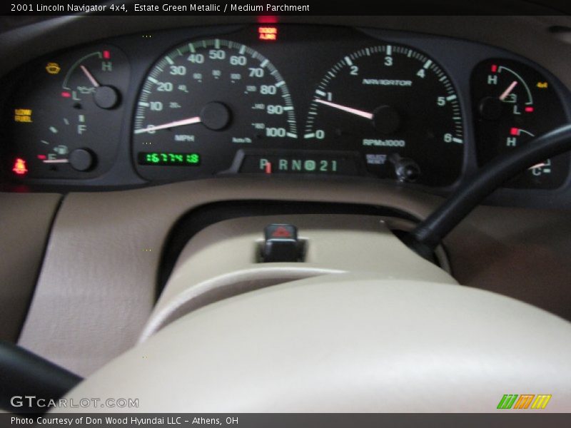 Estate Green Metallic / Medium Parchment 2001 Lincoln Navigator 4x4
