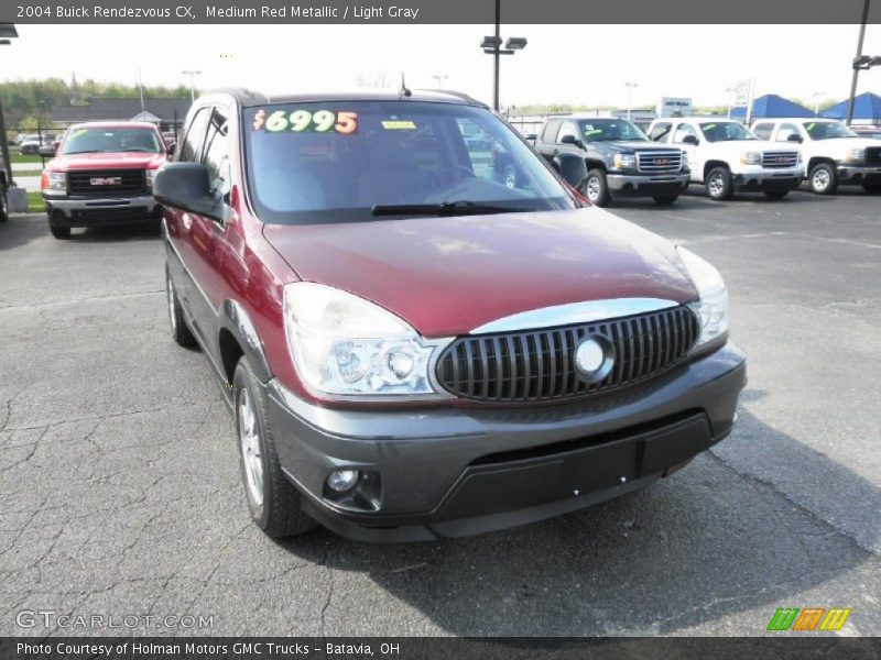 Medium Red Metallic / Light Gray 2004 Buick Rendezvous CX