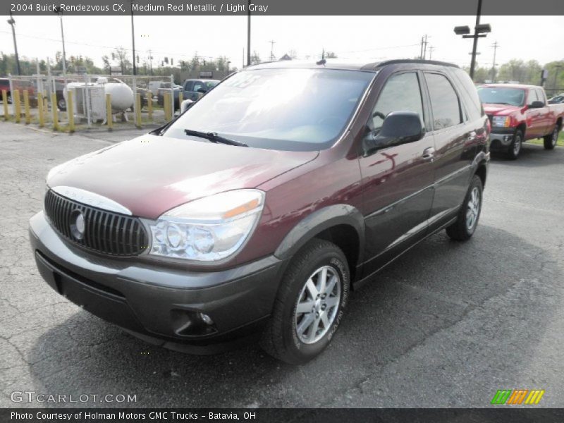 Medium Red Metallic / Light Gray 2004 Buick Rendezvous CX