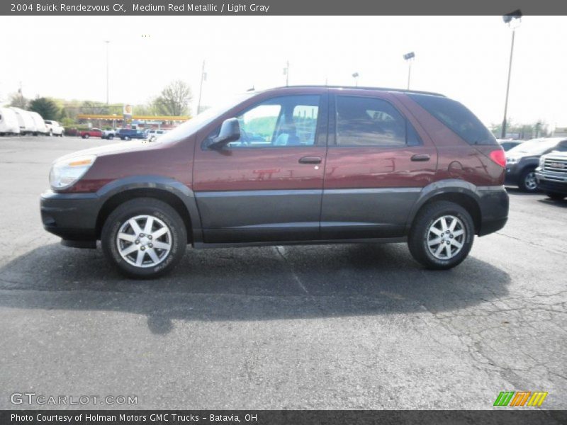 Medium Red Metallic / Light Gray 2004 Buick Rendezvous CX