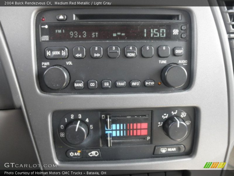 Medium Red Metallic / Light Gray 2004 Buick Rendezvous CX